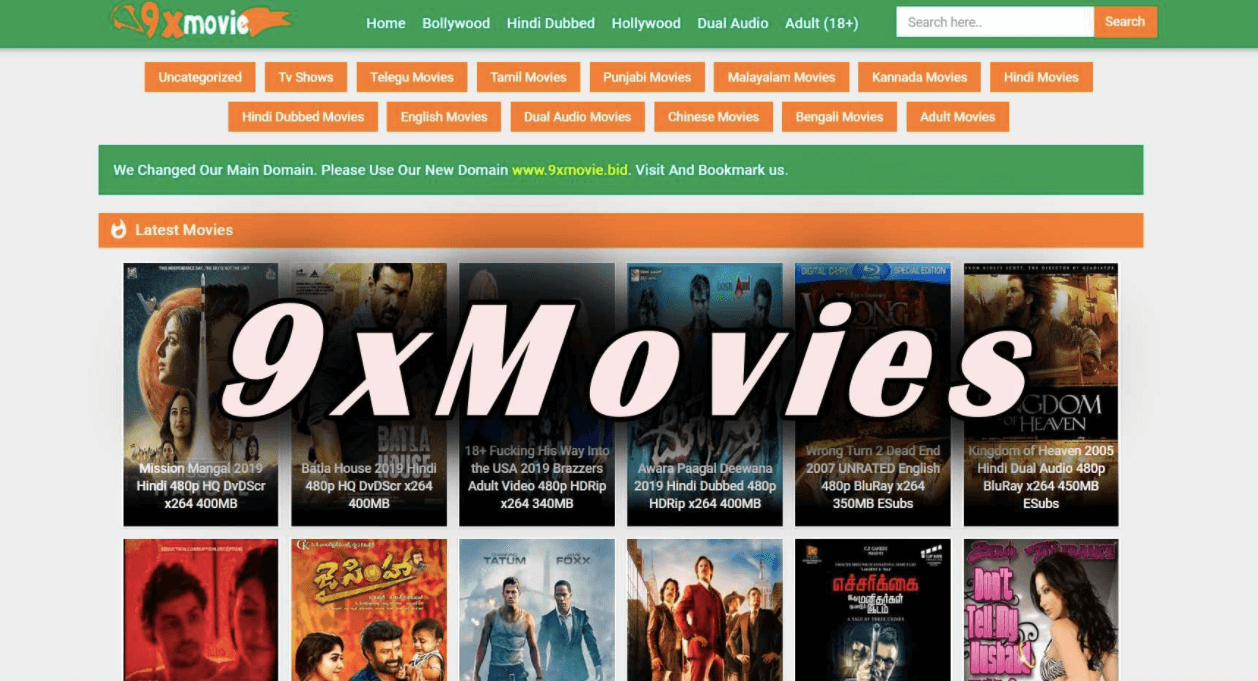 9XMovies Green download website for 2021?